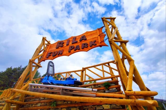 Rila Fun Park sign